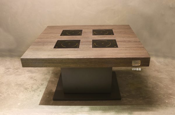 HT-04 涮涮鍋桌(平崁式)-4人桌：圖片 3