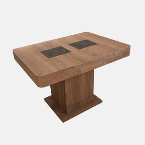 HT-24 涮涮鍋桌(平崁式)-雙人桌