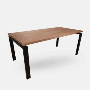 TC-58 天然木皮胡桃長桌