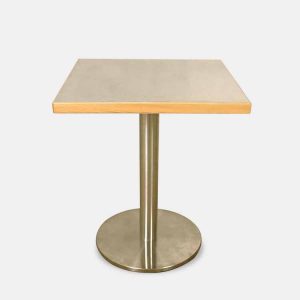 CT-82 不鏽鋼亂紋茶几 (不鏽鋼圓盤腳)